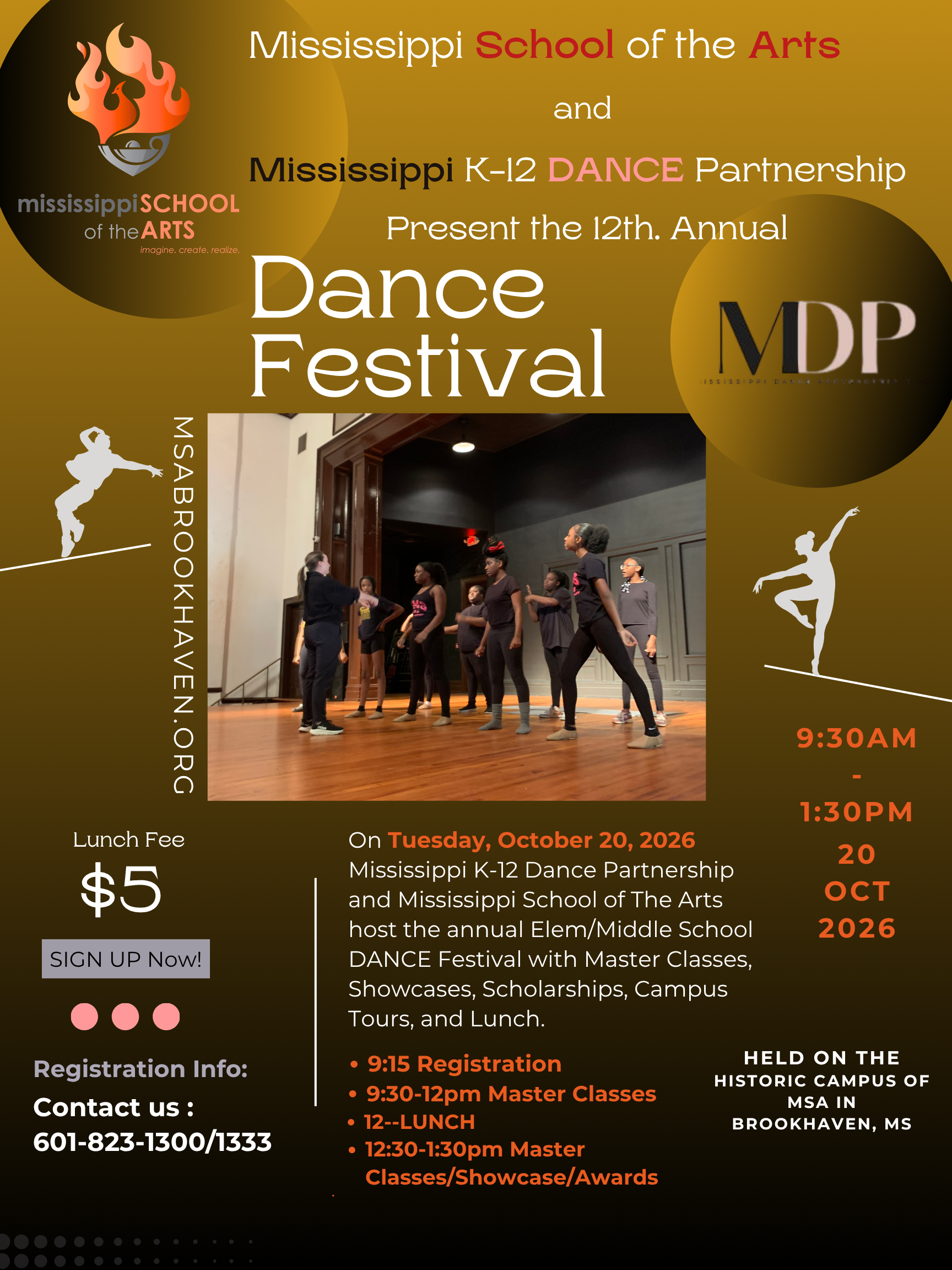 Elementary & Middle School Dance Fest 2026 Poster