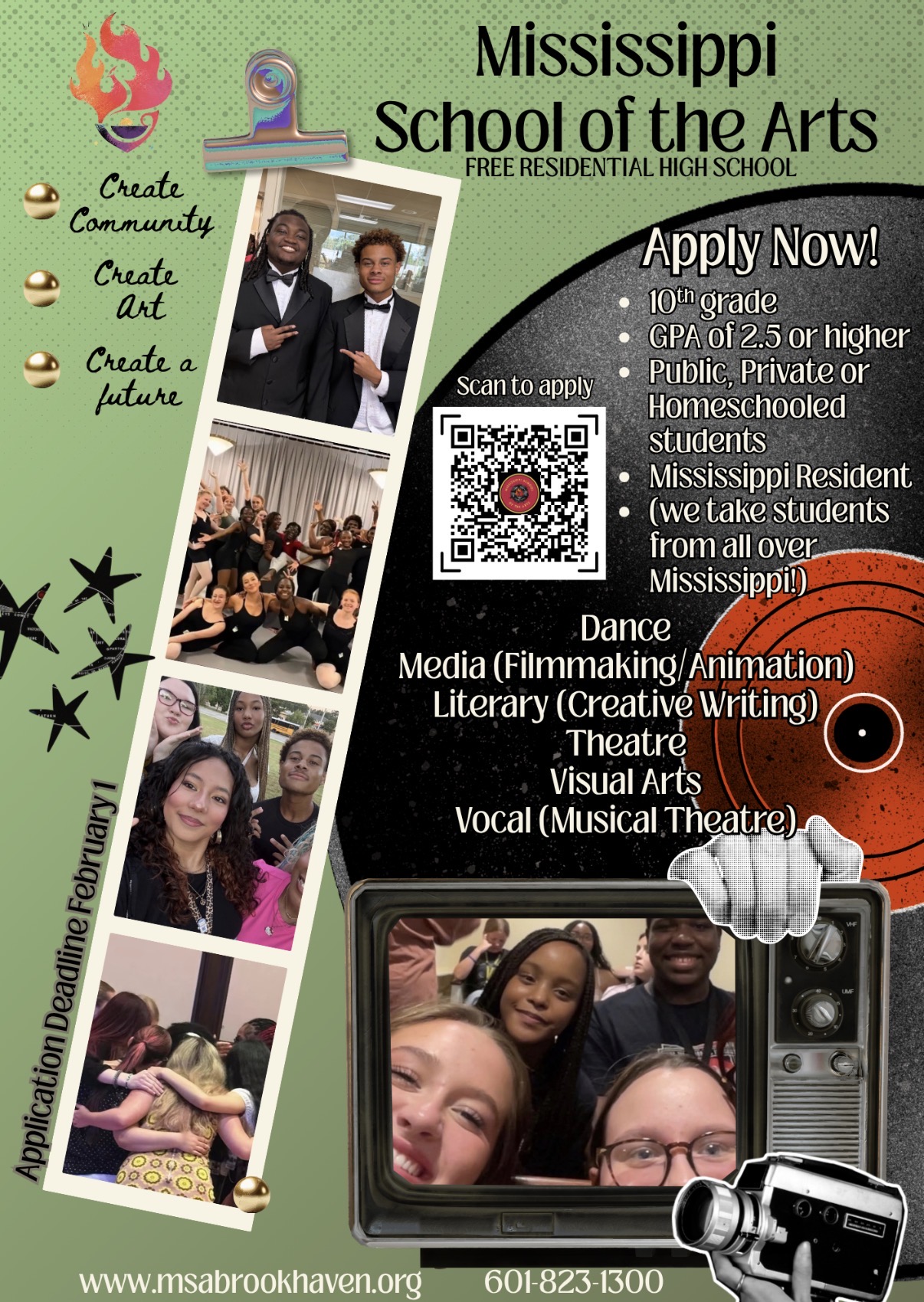 Audition Application Flyer